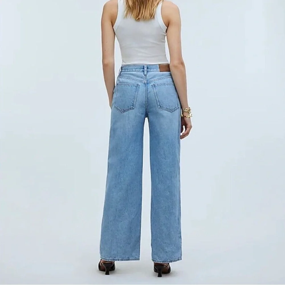 NWT Madewell Super Wide Leg Jeans 100% Cotton Size 29 - Picture 2 of 8